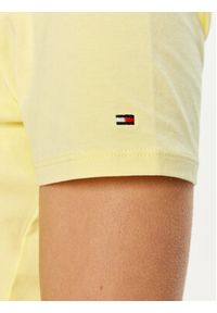 TOMMY HILFIGER - Tommy Hilfiger T-Shirt 1985 WW0WW37877 Żółty Regular Fit. Kolor: żółty. Materiał: bawełna