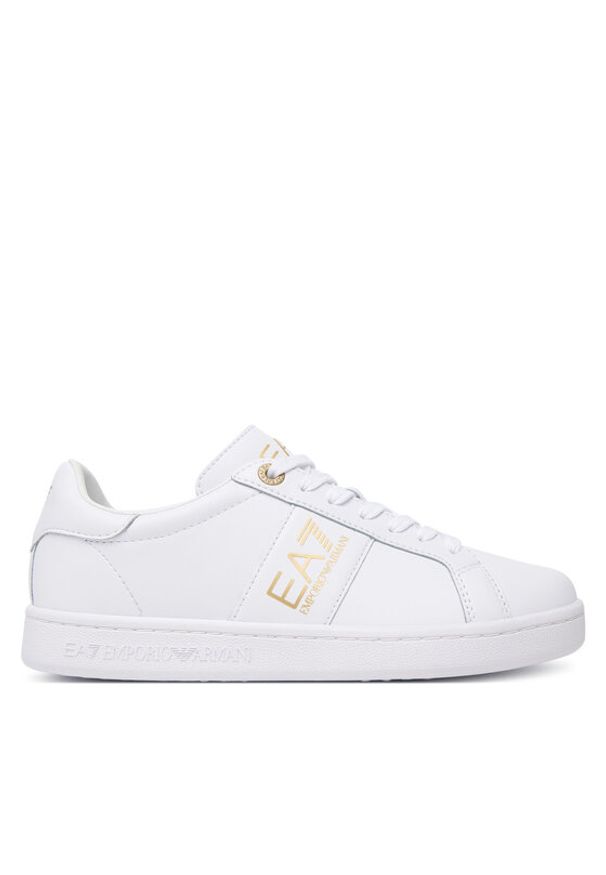 EA7 Emporio Armani Sneakersy 7X000332 AF10848 M0015 Biały. Kolor: biały. Materiał: skóra