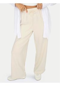 only - ONLY Spodnie dresowe Scarlett 15346400 Écru Regular Fit. Kolor: kremowy. Materiał: syntetyk #1