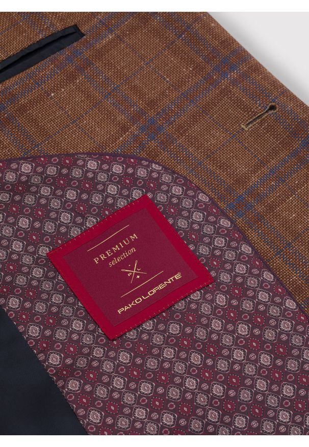 Pako Lorente - PAKO LORENTE – Marynarka męska P22WP-3X-026-A-S. Okazja: na co dzień. Materiał: wełna, poliester, len. Styl: casual