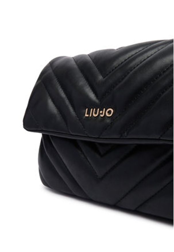 Liu Jo Torebka Lunny AF5188 E0426 Czarny. Kolor: czarny. Materiał: skórzane
