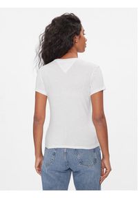 Tommy Jeans Komplet 2 t-shirtów Tjw 2 Pack Slim Essential Logo 1 DW0DW18142 Biały Slim Fit. Kolor: biały. Materiał: bawełna, syntetyk #7