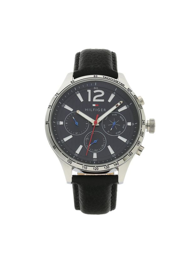 TOMMY HILFIGER - Zegarek Tommy Hilfiger Gavin TH1791468 Black/Navy. Kolor: czarny