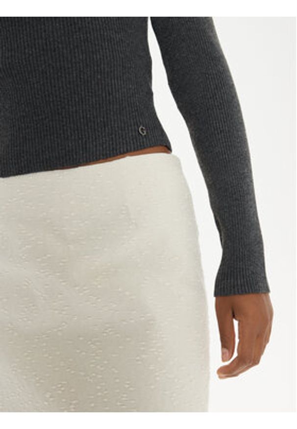 Guess Sweter Nina W4BR73 Z3K92 Szary Slim Fit. Kolor: szary. Materiał: syntetyk