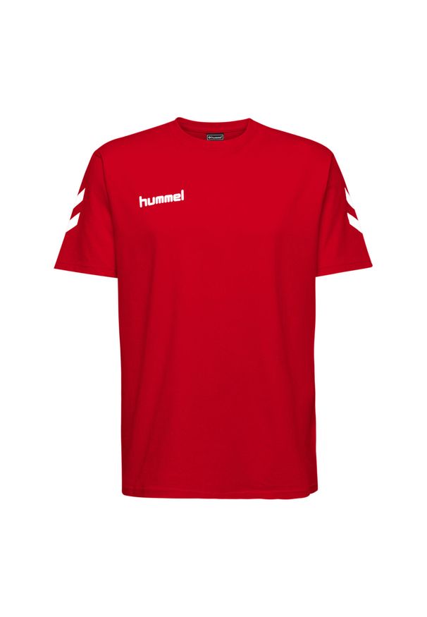 Koszulka sportowa z krótkim rękawem męska Hummel hmlGO cotton. Kolor: czerwony, wielokolorowy, różowy. Długość rękawa: krótki rękaw. Długość: krótkie