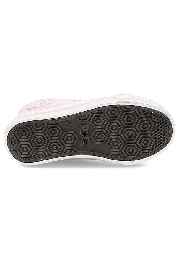 Big-Star - Różowe Trampki Big Star Dziecięce Buty Z Suwakiem. Okazja: na uczelnię. Kolor: różowy. Materiał: materiał, guma. Szerokość cholewki: normalna. Wzór: aplikacja