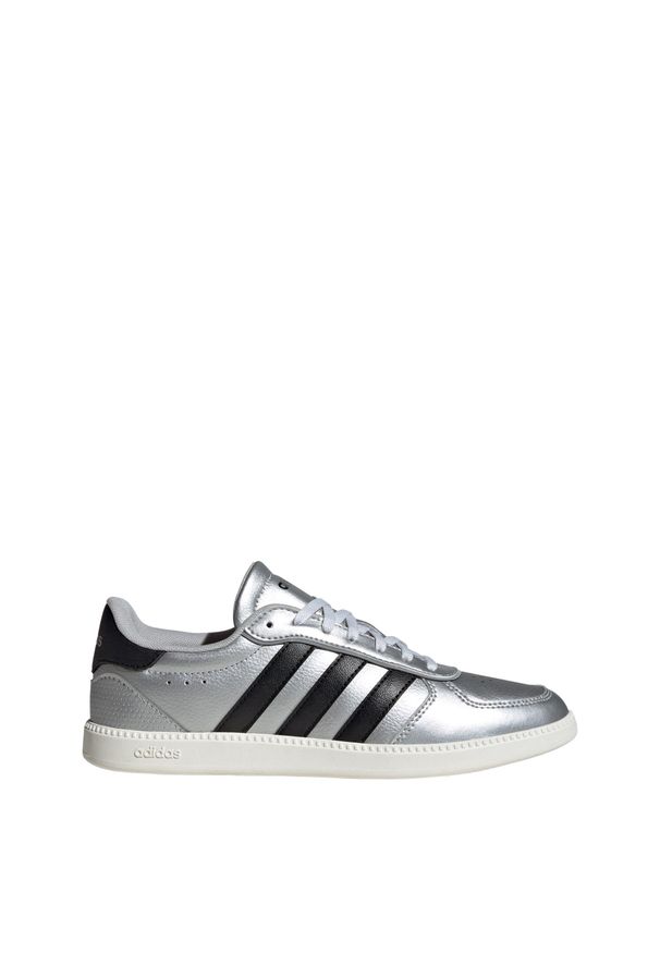 Adidas - Buty Breaknet Sleek. Kolor: czarny, szary, biały, wielokolorowy. Wzór: gładki. Styl: sportowy