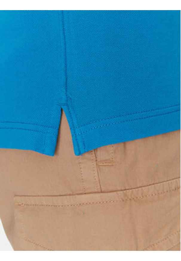 Napapijri Polo E-Clanis NP0A4ID3B2W1 Niebieski Regular Fit. Typ kołnierza: polo. Kolor: niebieski. Materiał: bawełna