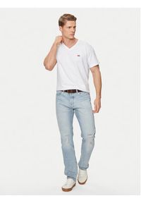 Levi's® T-Shirt 85641-0000 Biały Regular Fit. Kolor: biały. Materiał: bawełna