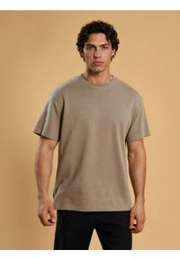 Sinsay - Bawełniana koszulka basic - zielony. Kolor: zielony. Materiał: bawełna #1