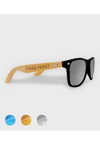 MegaKoszulki - Okulary przeciwsłoneczne z oprawkami Z Twoim tekstem