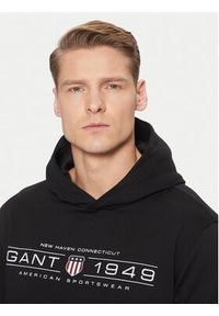GANT - Gant Bluza 2044014 Czarny Regular Fit. Kolor: czarny. Materiał: bawełna #3