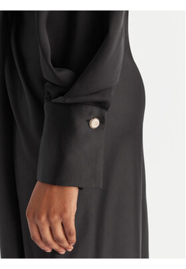 Babylon Sukienka wieczorowa ED0764 Czarny Regular Fit. Kolor: czarny. Materiał: syntetyk. Styl: wizytowy