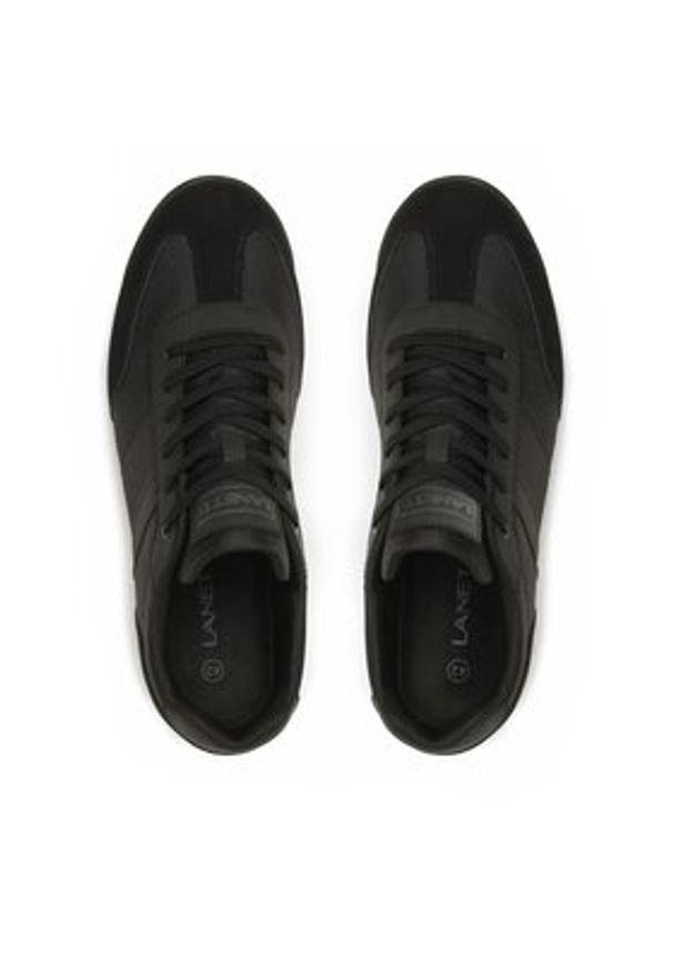 Lanetti Sneakersy MP07-6878-07 Czarny. Kolor: czarny. Materiał: materiał