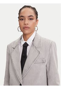 Miss Sixty Marynarka 6S1WJ58700 Szary Loose Fit. Kolor: szary. Materiał: bawełna #3