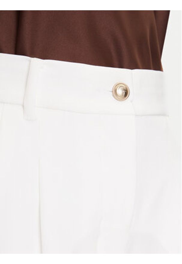 Guess Spodnie palazzo W5GB02 WH9Y2 Biały Wide Leg. Kolor: biały. Materiał: syntetyk