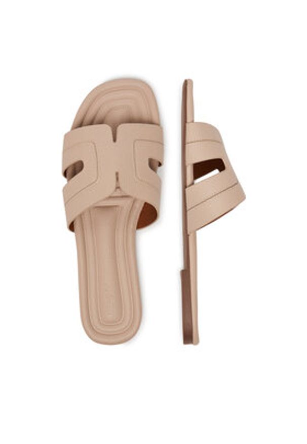 Jenny - JENNY Klapki R25SS00543 Beżowy. Kolor: beżowy. Materiał: materiał, syntetyk