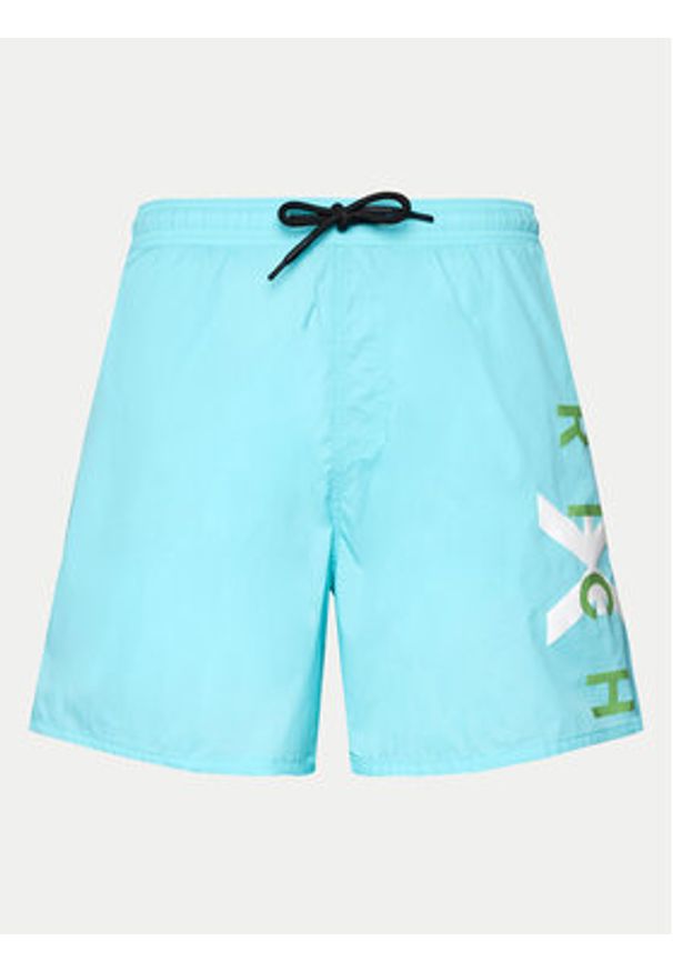 Richmond X Szorty kąpielowe Bulino UMP24222CO Niebieski Regular Fit. Kolor: niebieski. Materiał: syntetyk