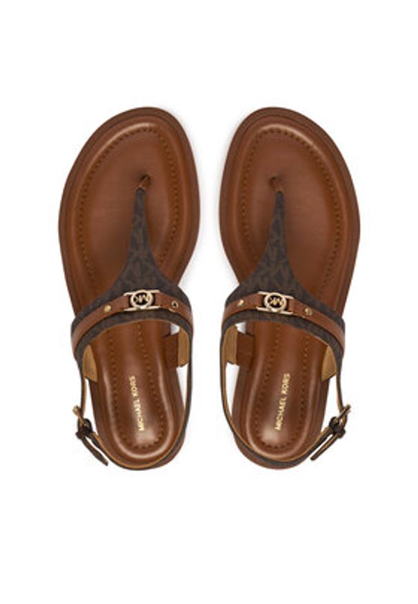 MICHAEL Michael Kors Sandały 40S6MAFS1B Brązowy. Kolor: brązowy. Materiał: skóra