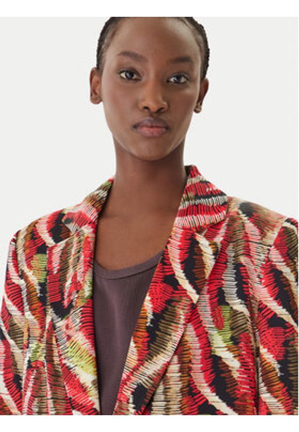 Lola Casademunt by Maite Marynarka M2 Concrete Jungle MS2602013 Kolorowy Regular Fit. Materiał: syntetyk. Wzór: kolorowy