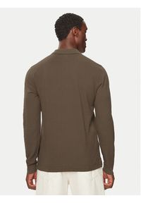 United Colors of Benetton - United Colors Of Benetton Polo 3089J3204 Brązowy Regular Fit. Typ kołnierza: polo. Kolor: brązowy. Materiał: bawełna #5