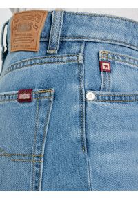 Big-Star - Jeansy damskie z szeroką nogawką niebieskie Atrea 111. Stan: podwyższony. Kolor: niebieski. Sezon: lato. Styl: vintage, retro, klasyczny #3