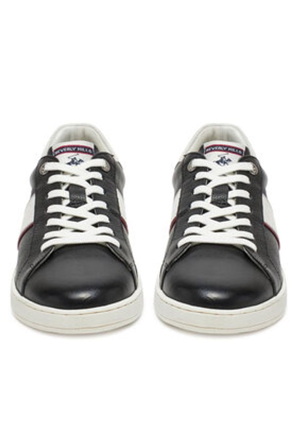 Beverly Hills Polo Club Sneakersy WI44-VOUN-03 Czarny. Kolor: czarny. Materiał: skóra