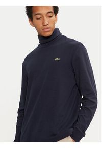 Lacoste Golf UH2828 Granatowy Regular Fit. Typ kołnierza: golf. Kolor: niebieski. Materiał: bawełna #3