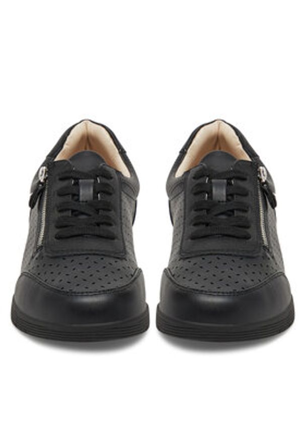 Clara Barson Sneakersy WS10003-07 Czarny. Kolor: czarny. Materiał: skóra