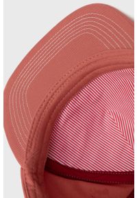 Herschel Czapka bawełniana kolor różowy z nadrukiem. Kolor: różowy. Materiał: bawełna. Wzór: nadruk #3