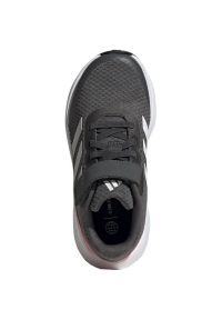 Adidas - Buty adidas RunFalcon 3.0 El K Jr HP5873 czarne. Okazja: na co dzień. Zapięcie: rzepy. Kolor: czarny. Materiał: materiał, syntetyk, guma. Szerokość cholewki: normalna. Model: Adidas Cloudfoam. Sport: bieganie #6