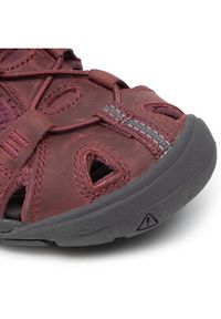 keen - Keen Sandały Clearwater Cnx Lleather 1025088 Bordowy. Kolor: czerwony. Materiał: skóra, nubuk #4