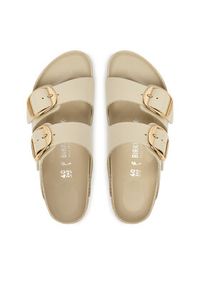 Birkenstock Klapki Arizona Big Buckle Hex 1031873 Beżowy. Kolor: beżowy. Materiał: skóra #5