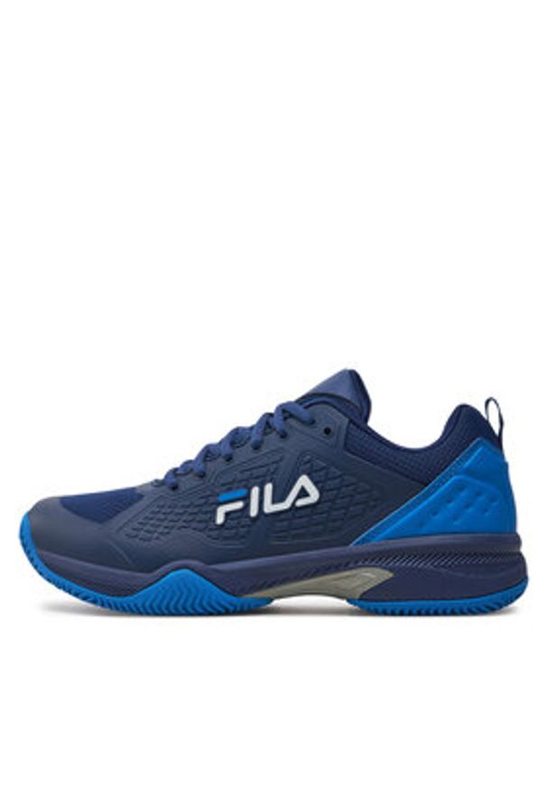 Fila Buty do tenisa Incontro Men FTM23208 Niebieski. Kolor: niebieski. Materiał: materiał. Sport: tenis