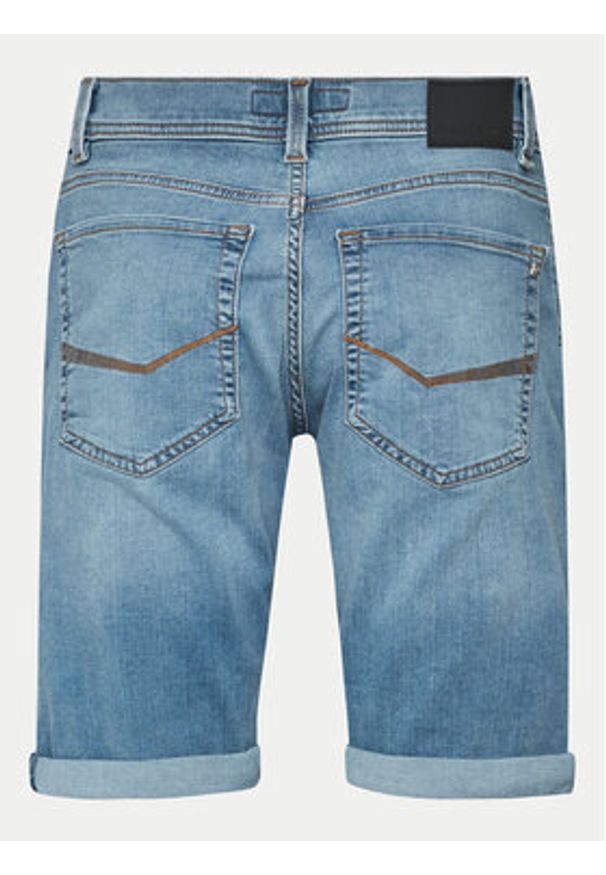Pierre Cardin Szorty jeansowe 34520/000/8128 Niebieski Modern Fit. Kolor: niebieski. Materiał: bawełna, jeans