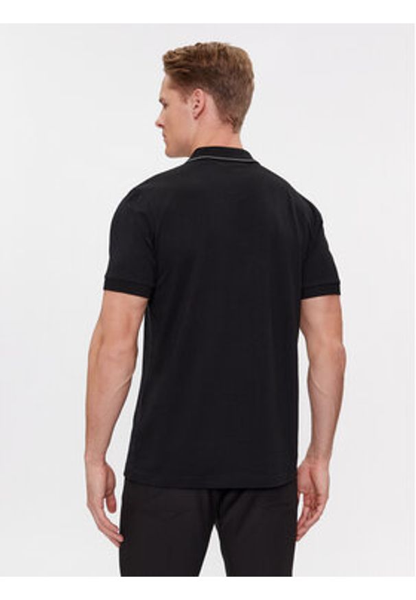 BOSS - Boss Polo Paule 4 50506195 Czarny Slim Fit. Typ kołnierza: polo. Kolor: czarny. Materiał: bawełna