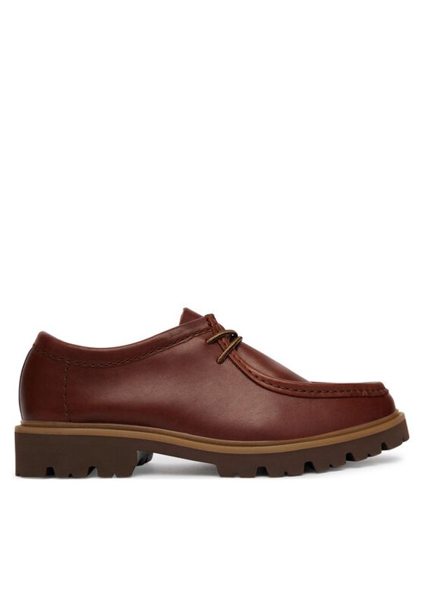 Clarks Półbuty Cleyhill Seam 26186417 Brązowy. Kolor: brązowy. Materiał: skóra