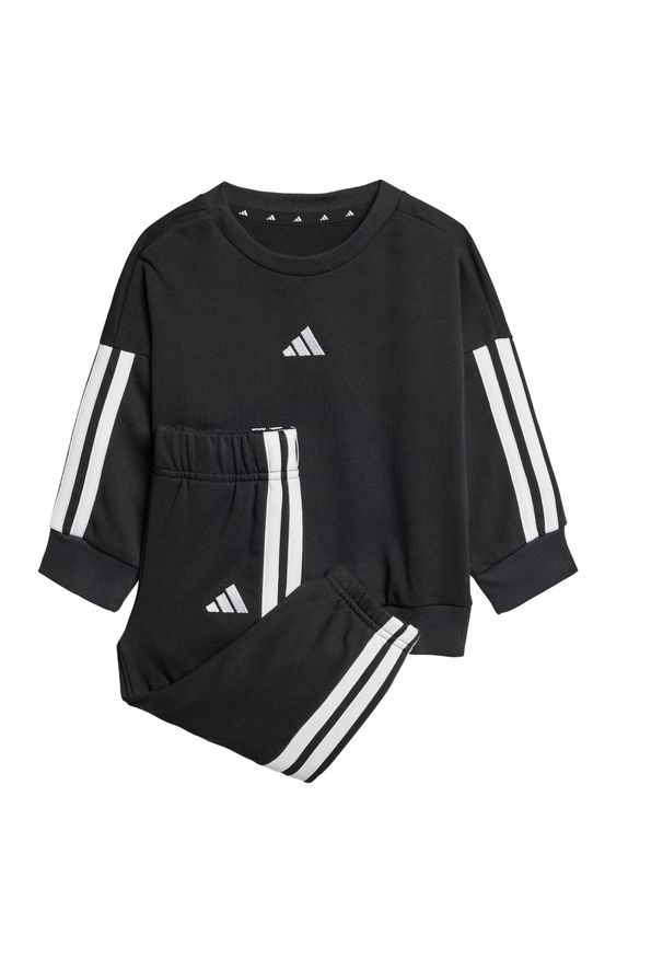 Adidas - Zestaw Essentials Joggers Kids. Okazja: na uczelnię. Kolor: czarny, wielokolorowy, biały. Materiał: dresówka, materiał. Styl: sportowy
