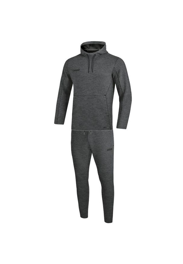 Dres z kapturem Jako Premium Basic. Kolor: szary, brązowy, wielokolorowy. Materiał: dresówka