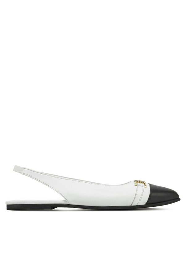 TwinSet - Baleriny TWINSET. Kolor: biały