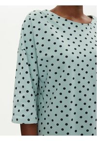 Fransa Bluzka 20613439 Niebieski Relaxed Fit. Kolor: niebieski. Materiał: bawełna