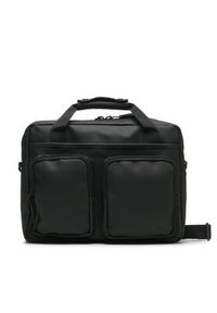 Rains Torba Texel Tech Bag W3 14250 Czarny. Kolor: czarny. Materiał: materiał