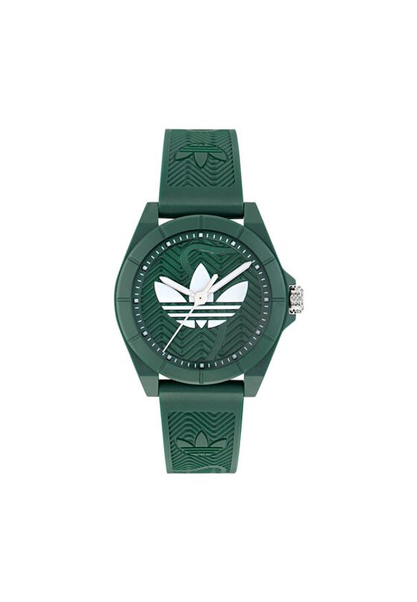 Adidas - adidas Zegarek Project Four AOST25034 Zielony. Kolor: zielony