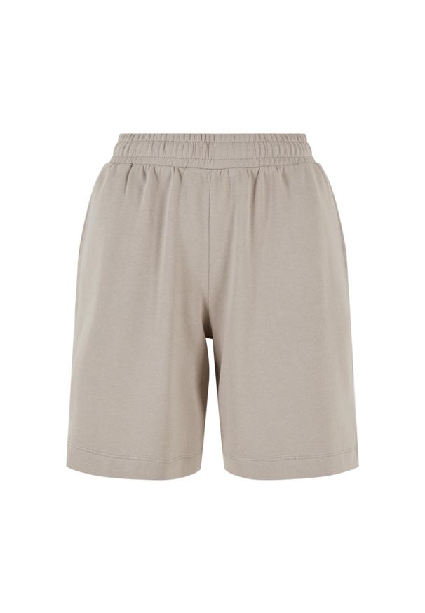 Damskie szorty bermudzkie Urban Classics Organic Terry. Kolor: szary. Materiał: bawełna. Długość: krótkie