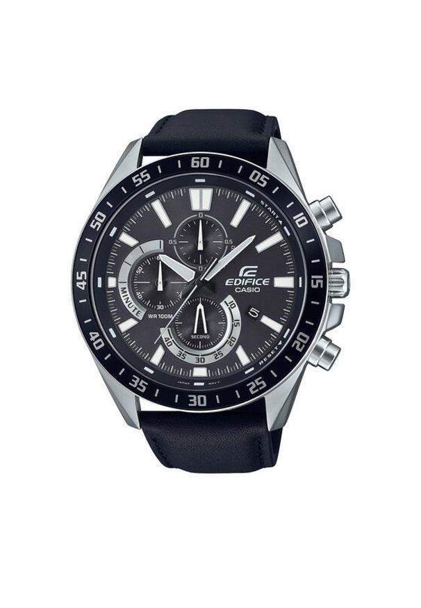 Casio Zegarek Edifice EFV-620L-1AVUEF Czarny. Kolor: czarny
