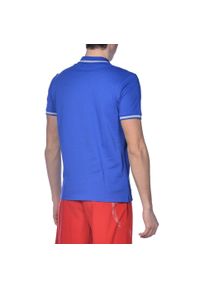 Koszulka polo Arena Team Line. Okazja: na co dzień. Typ kołnierza: polo. Kolor: niebieski. Materiał: bawełna. Styl: elegancki, casual