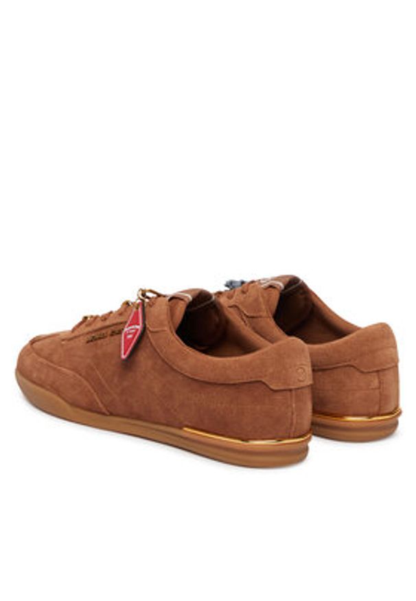 MICHAEL Michael Kors Sneakersy Nolan 43S6NOFS2S Brązowy. Kolor: brązowy. Materiał: skóra, zamsz