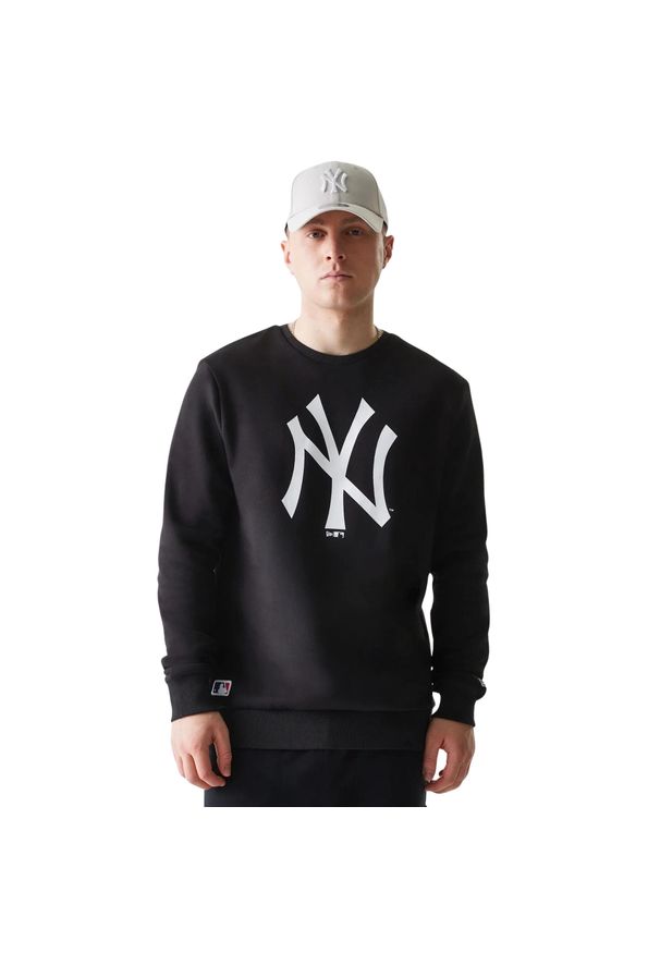 New Era - Bluza New York Yankees Nos MLB Regular. Kolor: czarny, wielokolorowy, biały
