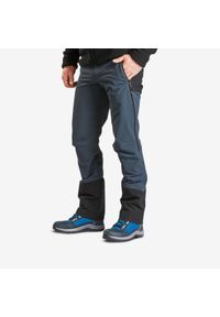 quechua - Spodnie turystyczne męskie Quechua SH500 Warm mountain ventil. Kolor: wielokolorowy, czarny, szary. Materiał: materiał, tkanina. Sezon: zima