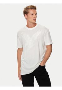 Armani Exchange T-Shirt 6DZTAD ZJ9TZ 1116 Biały Regular Fit. Kolor: biały. Materiał: bawełna #1